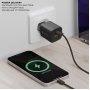 СЗУ Type-C + USB, PD33W, QC4.0 / PD3.0, GaN, PD3.0, Deppa, чёрный