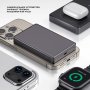 Внешний АКБ 10000 мАч, NRG Watch, MagSafe, 15Вт, Deppa, серый