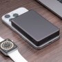 Внешний АКБ 10000 мАч, NRG Watch, MagSafe, 15Вт, Deppa, серый