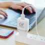 СЗУ USB, 3A, QC3.0, GFPoWeR GF22, белый (65,260)