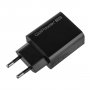 СЗУ Type-C + USB, PD20W, QC3.0, PD3.0, GoPower GPQC08, чёрный