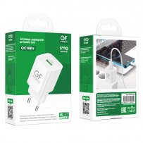 СЗУ USB, 3A, QC3.0, GFPoWeR S71Q, белый (30/180)
