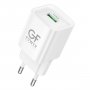 СЗУ USB, 3A, QC3.0, GFPoWeR S71Q, белый (30/180)