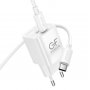 СЗУ Type-C + USB + кабель Type-C - Type-C, PD20W, QC3.0, GFPoWeR S73PQ-TT, белый (30/180)