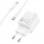 СЗУ Type-C + USB + кабель Type-C - Type-C, PD20W, QC3.0, GFPoWeR S73PQ-TT, белый (30/180)