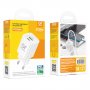 СЗУ Type-C + USB, PD20W, QC3.0, GFPoWeR S73PQ, белый (30/180)