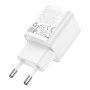 СЗУ Type-C + USB, PD20W, QC3.0, GFPoWeR S73PQ, белый (30/180)