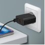 СЗУ Type-C + USB, PD45W, QC4.0, Deppa, чёрный