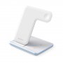 Беспроводное ЗУ, 20W, 3 в 1 Charging Stand Neo: iPhone, Apple Watch, Airpods, Deppa, белый