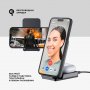 Беспроводное ЗУ, 20W, Charging Stand 2 в 1, Deppa, белый